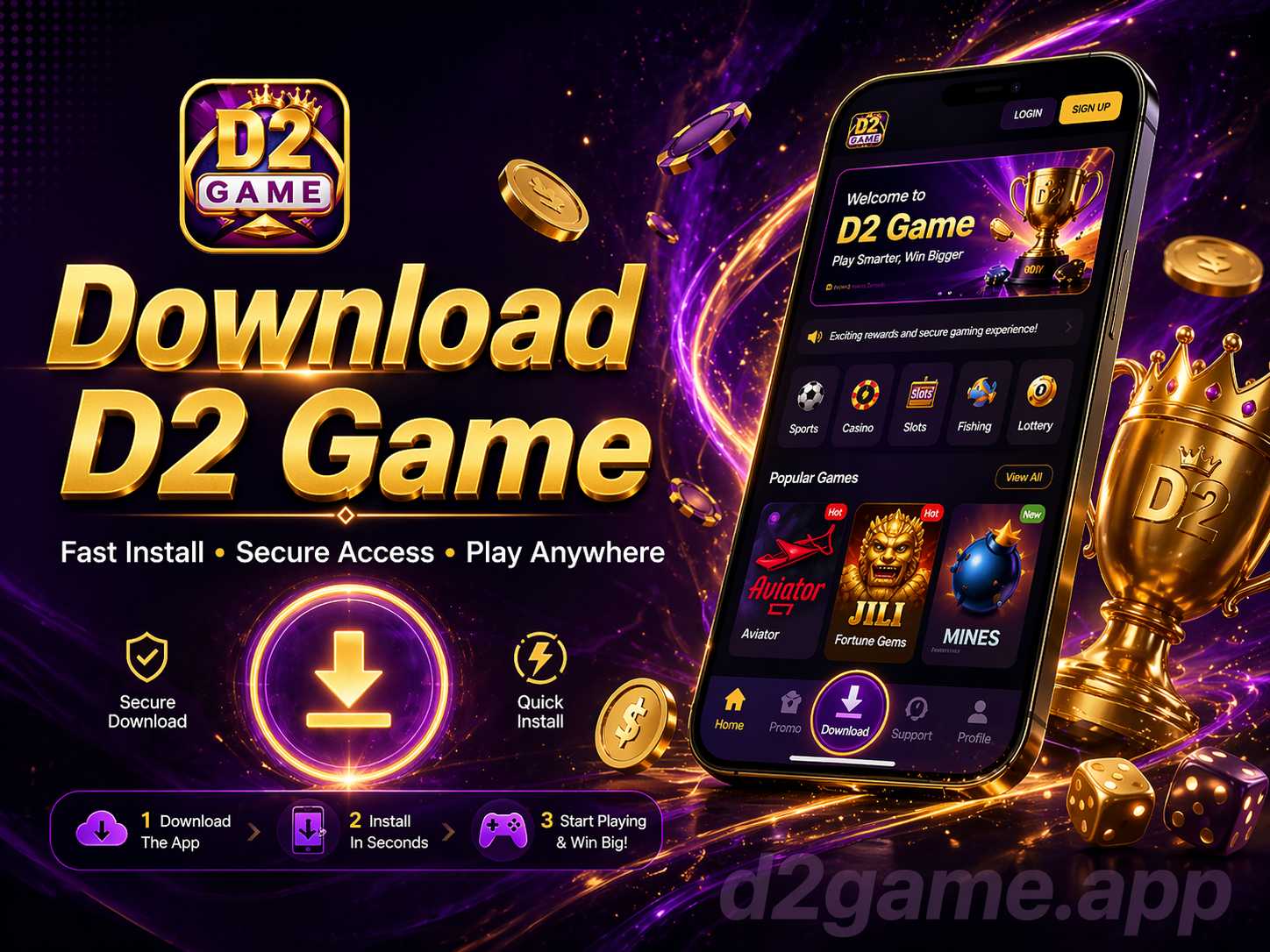 D2 Game download help image